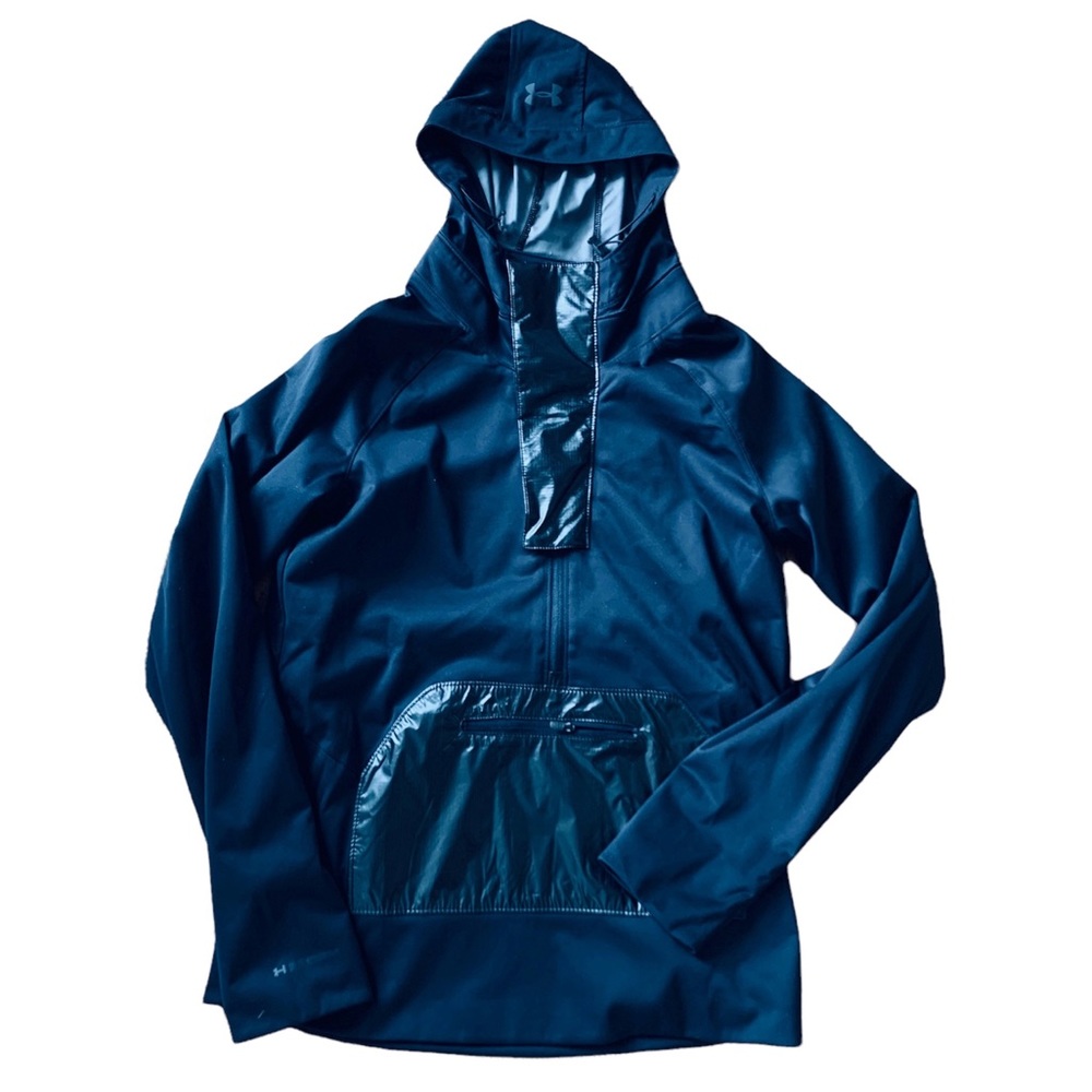 🆕 UNDER ARMOUR Storm Anorak Running Jacket Black Size XS